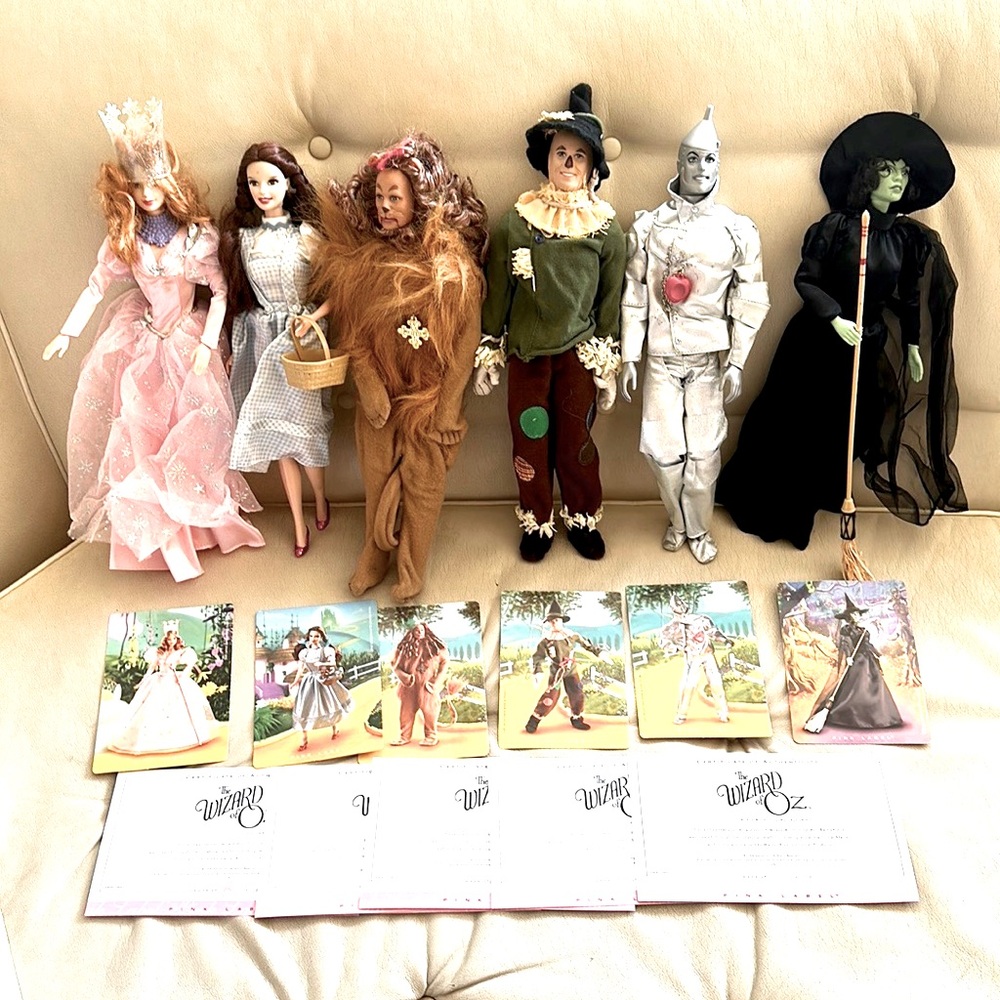 Wizard of Oz set of 6 dolls